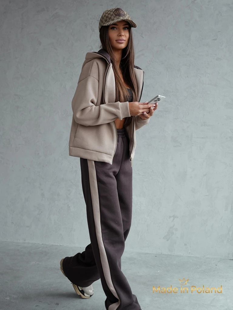 Royalfashion Bavlněná dámská tepláková souprava