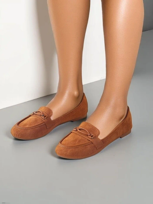 Royalfashion Жіночі замшеві екологічні мокасини Zammei