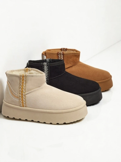 Krátké boty a'la sněhule dámské Pravel