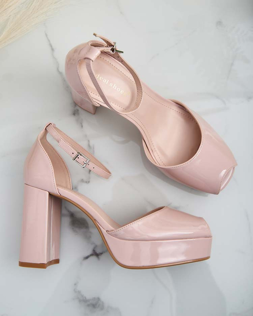 Royalfashion Жіночі лаковані босоніжки Lefeyoa