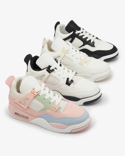 Černobílá dámská sportovní obuv Evoile- Obuv