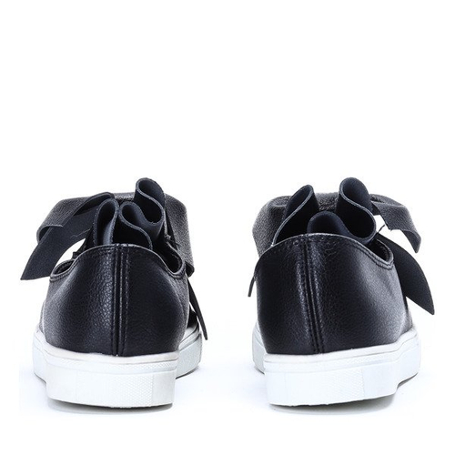 ВИХІД Чорне накладення з декоративним бантом Lentini - Взуття