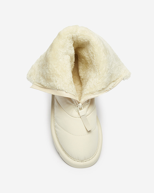 Бежеві жіночі черевики а-ля снігоступи Tirigga- Footwear