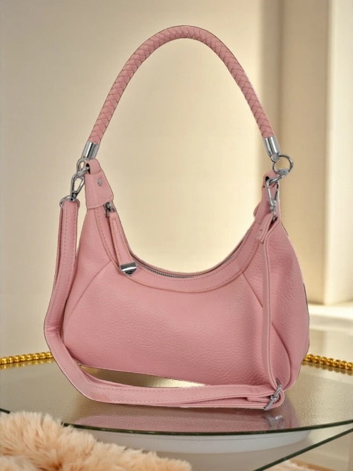 Royalfashion Маленька жіноча сумочка з екошкіри з декоративним ремінцем Lacquea