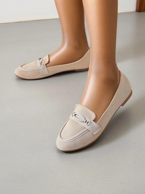 Royalfashion Жіночі еко замшеві мокасини Zammei