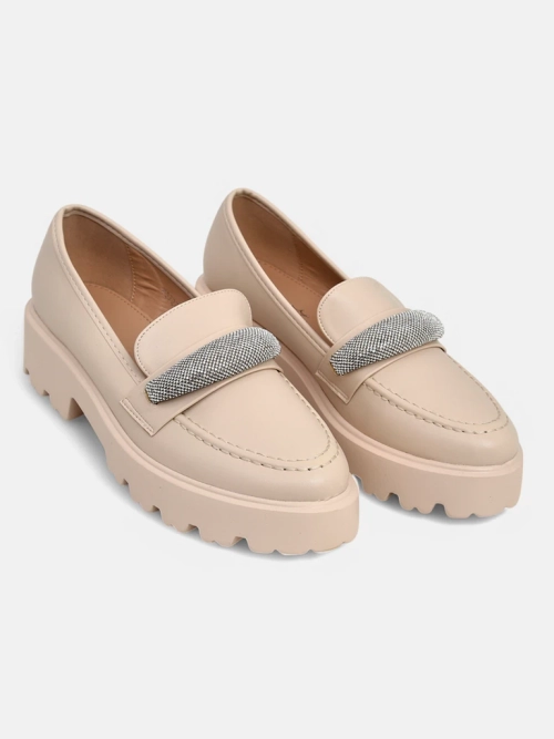 Royalfashion Жіночі мокасини з цирконом Emerne