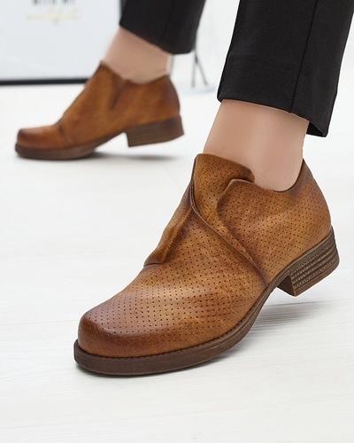Жіночі напівчеревики з верблюжої екошкіри Ilioppa- Footwear