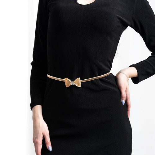 Золотий ремінь з бантиком