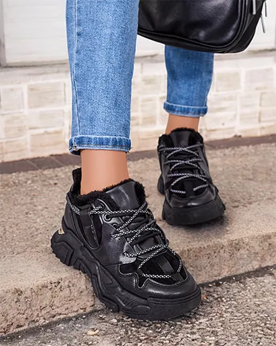 Royalfashion Dámské zateplené tenisky Cyrenna