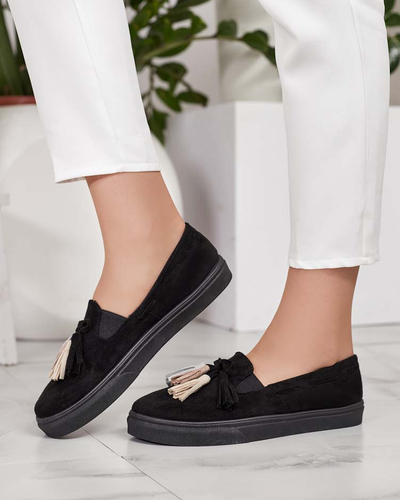 Royalfashion Dámské mokasíny se střapci Bererto