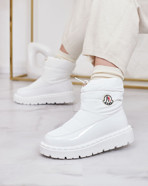 Royalfashion Dámské sněhule v bílé barvě Ireda