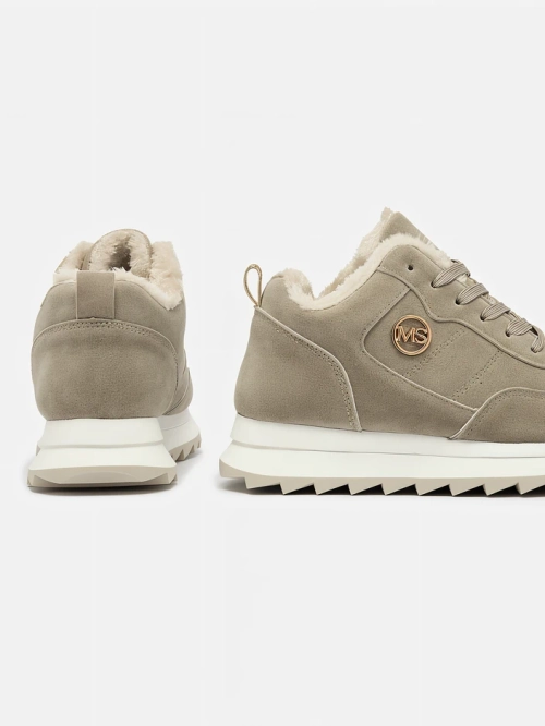 Royalfashion Grey жіночі утеплені спортивні черевики Lahho