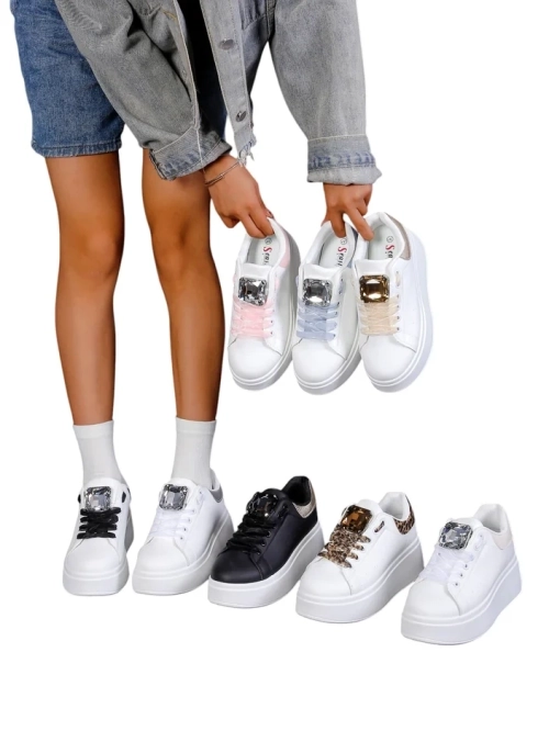 Royalfashion жіночі спортивні кросівки на платформі Safirrat