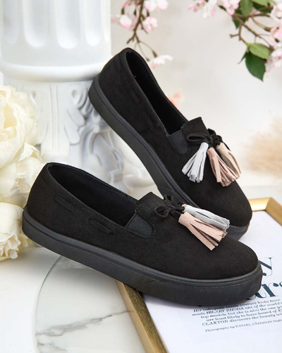 Royalfashion Жіночі мокасини з китицями Bererto