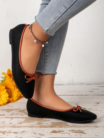 Royalfashion жіночі балетки з блискітками та бантом Aramie