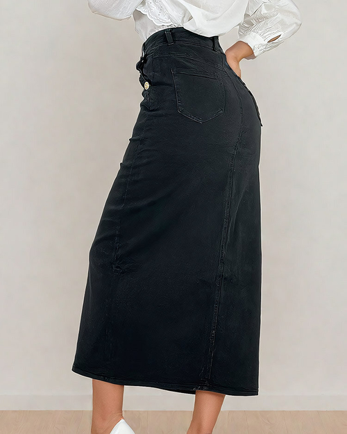 Джинсова жіноча спідниця Royalfashion