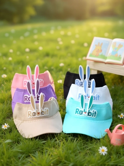 Royalfashion Дитяча сонцезахисна козирка з вушками кролика