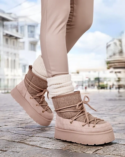 Royalfashion Жіночі снігоступи Filori на шнурівці
