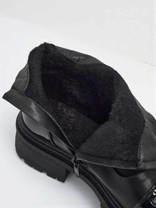 Жіночі ботфорти Elisse на шнурівці з екошкіри