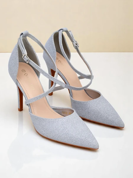 Royalfashion Dámské lodičky na jehlovém podpatku GlamStrap