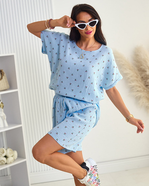 Жіночий літній комплект з бавовни Royalfashion