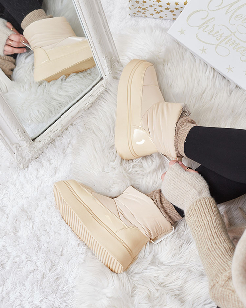 Жіночі снігоступи Royalfashion Beige Maderta
