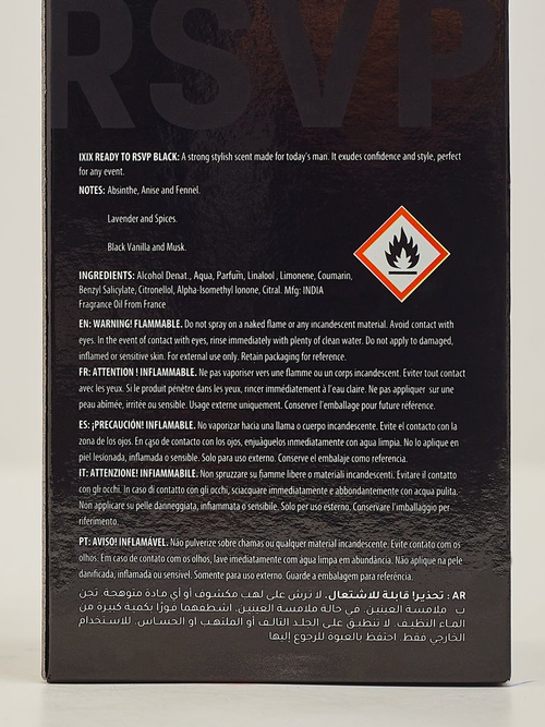 Натхненна парфумована вода для чоловіків IXIX Ready to Black