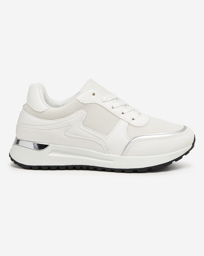 OUTLET Pastelové dámské bílé sportovní boty značky Delani - Footwear
