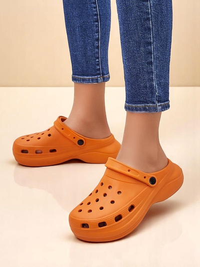 Royalfashion Dámské perforované gumové žabky Dellosa