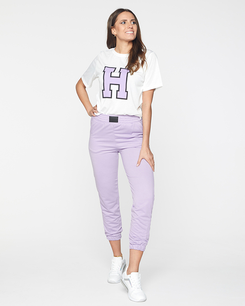 Жіночий фіолетово-білий спортивний набір