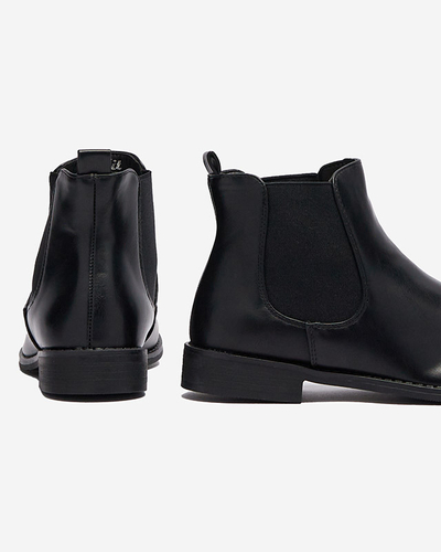 Чорні жіночі черевики a'la sztyblety Novos- Footwear