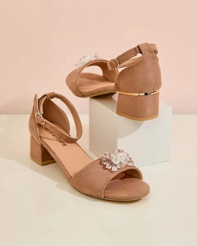 Royalfashion Жіночі босоніжки Voleso зі стразами