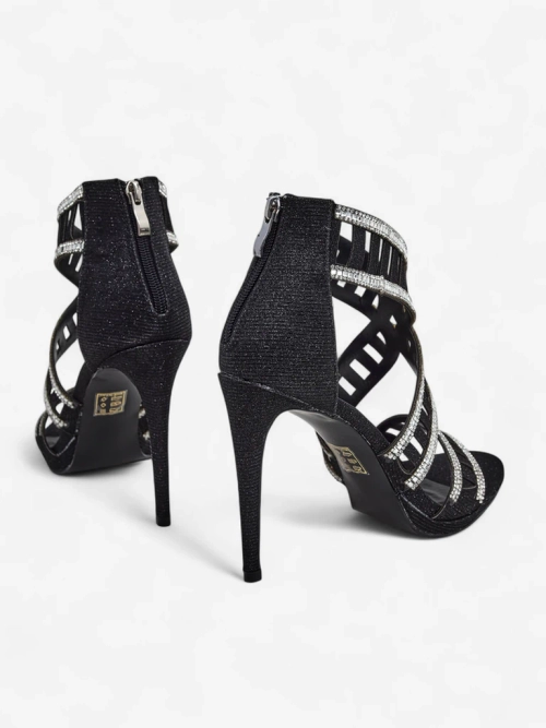 Royalfashion Жіночі босоніжки на шпильці з декоративним верхом Sycos