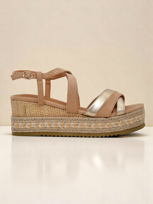 Royalfashion Жіночі босоніжки на танкетці Eylaas