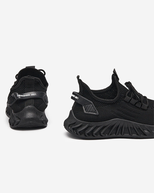 Royalfashion Dámská látková sportovní obuv v černé barvě Ltoti