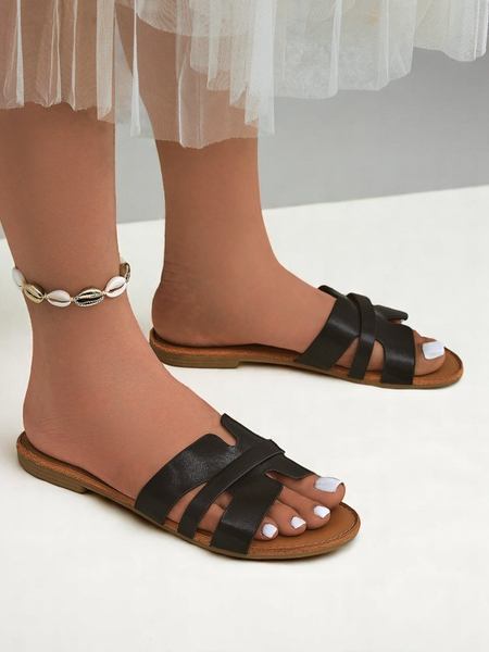 Royalfashion Dámské pantofle s plochou podrážkou Livia Soft