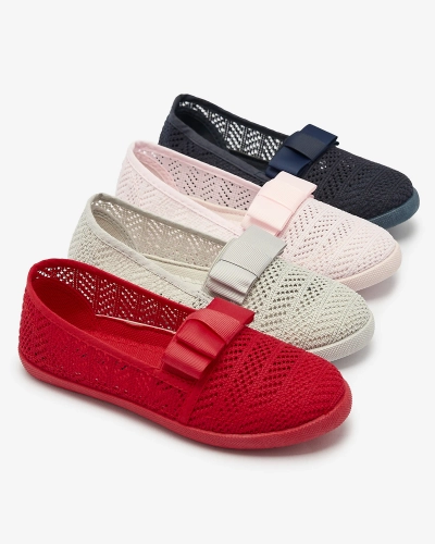 Жіночі кеди з бантиком темно-синього кольору Lolisa - Взуття