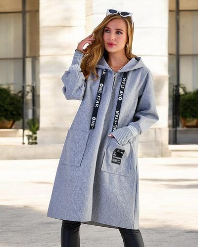 Royalfashion Жіноча куртка а-ля пальто до колін