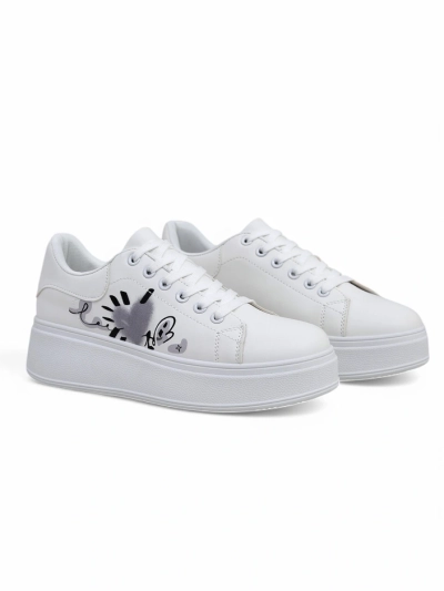 Royalfashion dámské platformové tenisky s potiskem Alcape