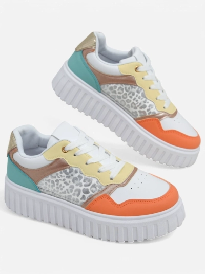 Royalfashion Жіночі спортивні кросівки на платформі Panterr