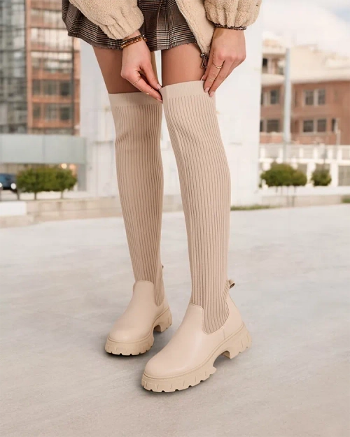 Жіночі замшеві черевики Royalfashion Romie