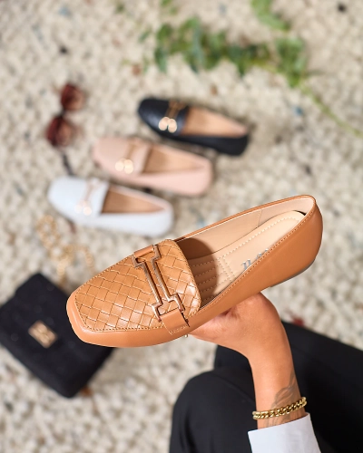 Мокасини Royalfashion Camel жіночі Bulerol