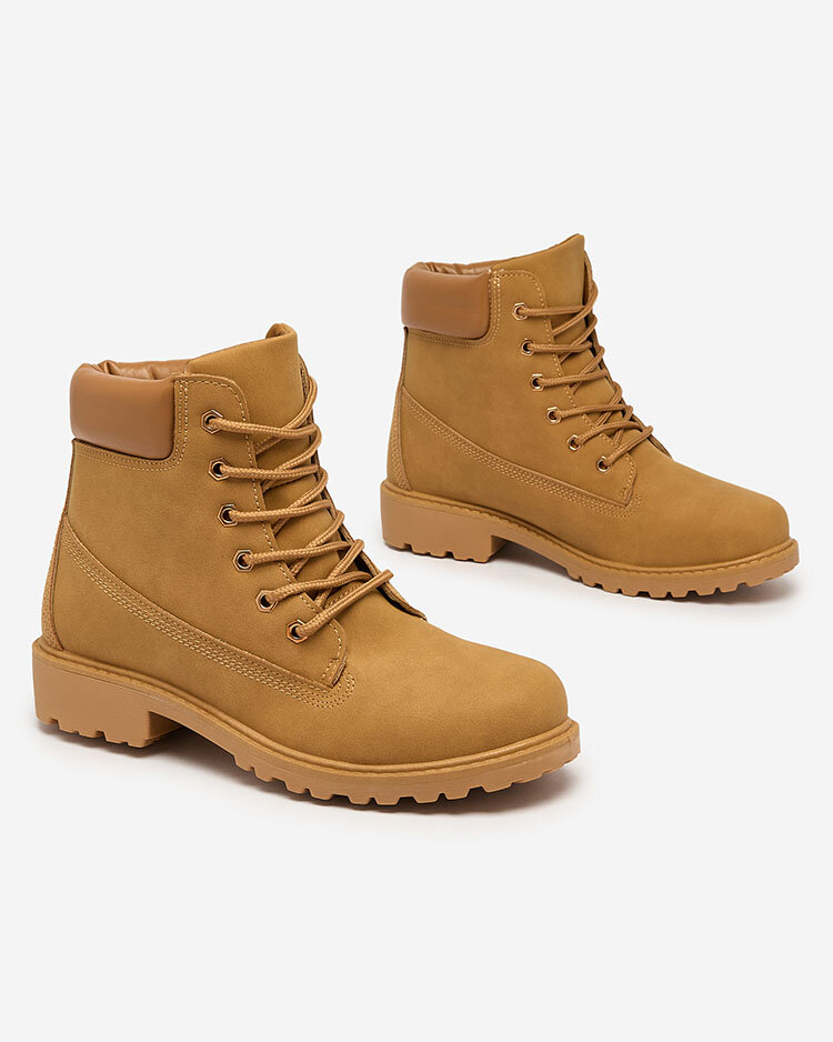 Royalfashion Hnědé dámské trapéry Karveliea