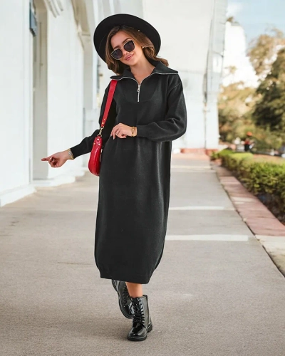 Dlouhý svetr šatů Royalfashion pro ženy