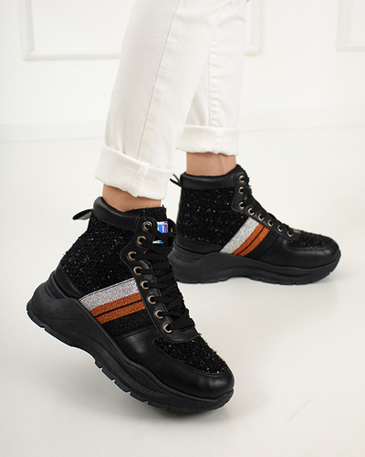 OUTLET Чорні жіночі спортивні кросівки від Hasmali - Footwear