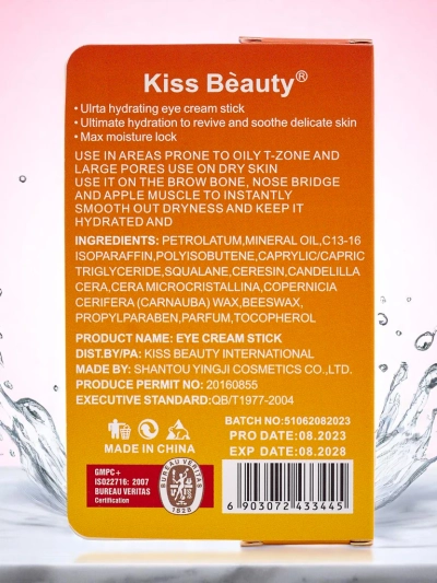 Proti-vráskový, hydratační a regenerační oční krém ve formě tyčinky s kolagenem