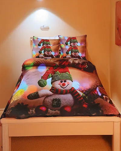 Royalfashion Vánoční povlečení 160x200 kompletní 3-dílné