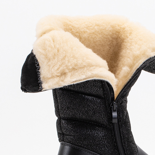 Чорні дитячі чоботи Hasanka