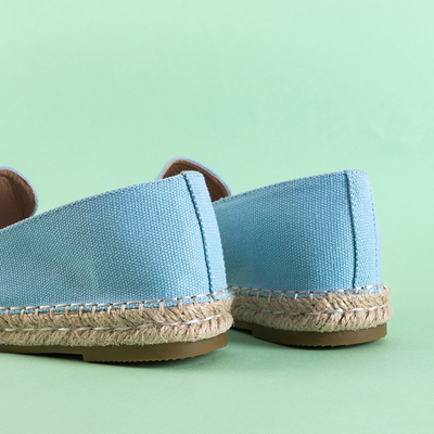 Světle modré dámské espadrilky Bahia - Boty
