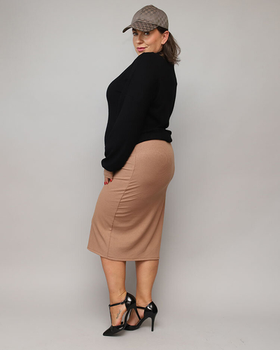 Жіночий комплект Royalfashion Casual в чорно-коричневому кольорі